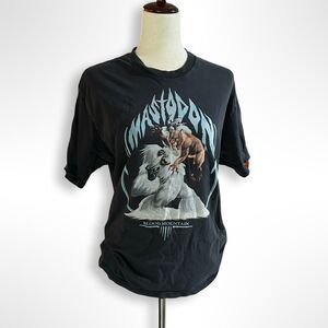 vtg Blood Mountain Mastodon Distressed Back Tee Shirt, S, Grunge Punk